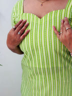 Lime Grace Office Kurti
