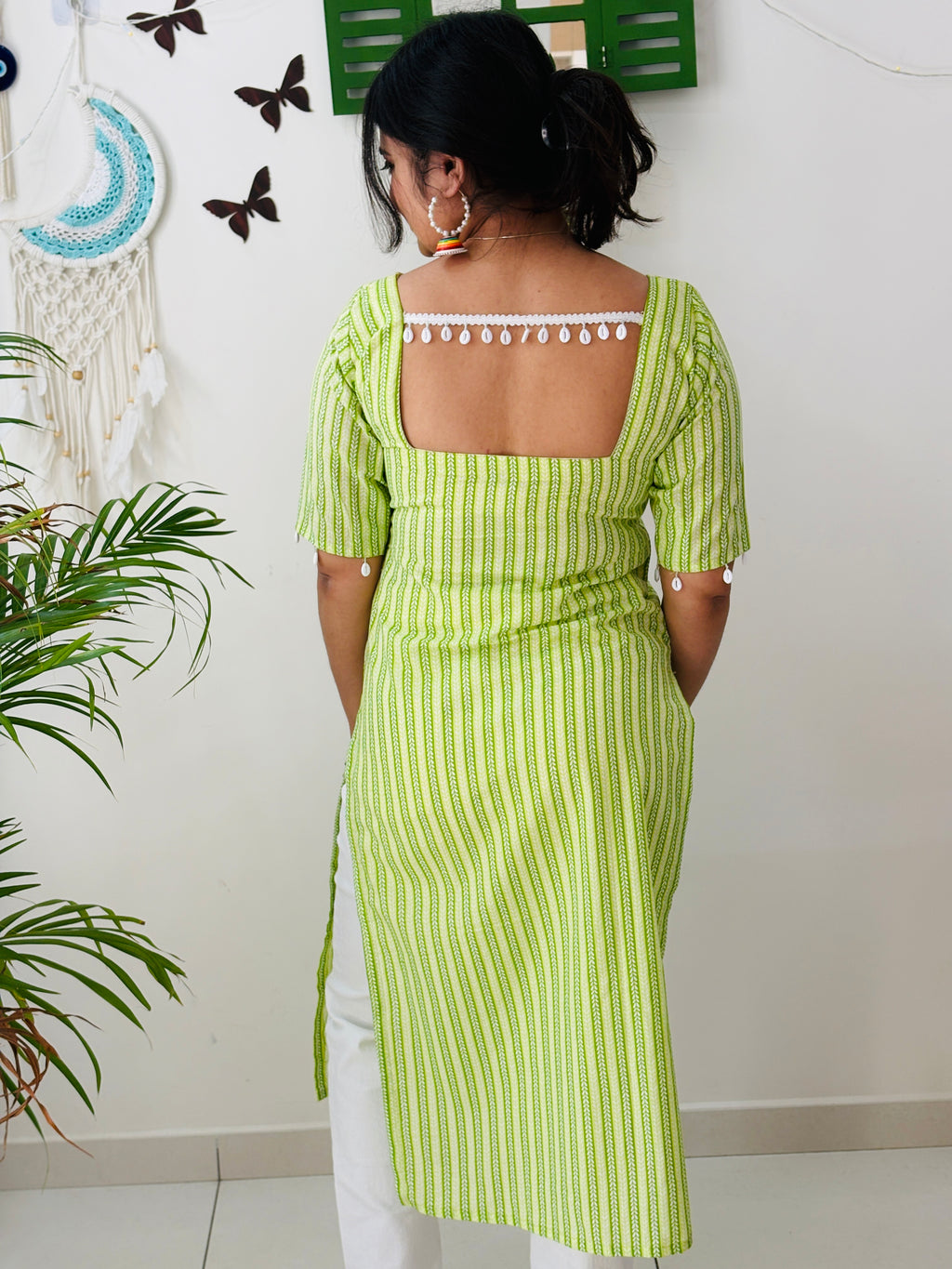 Lime Grace Office Kurti