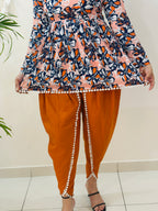 Classic Floral Office Kurti Set