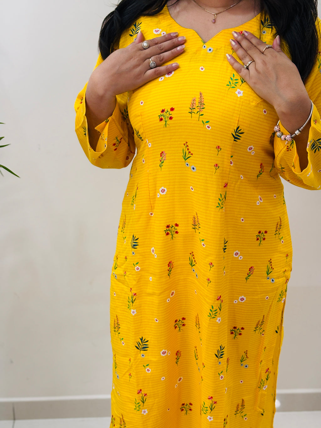 Sunlit Meadow Office Kurta