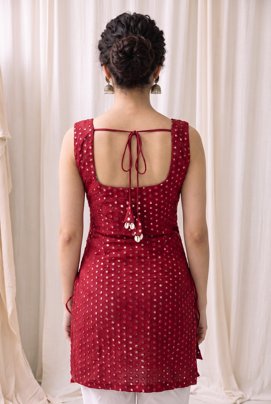 Madhuri Mirrorwork Kurti – Mehrun