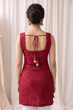 Madhuri Mirrorwork Kurti – Mehrun