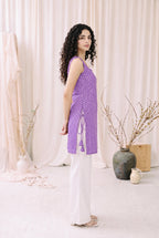 Madhuri Mirrorwork Kurti – Lavender