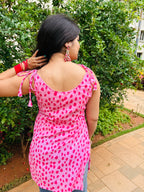 Gulabi Tie-Up Cotton Kurti