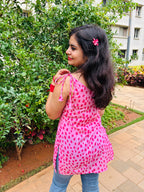 Gulabi Tie-Up Cotton Kurti