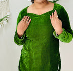 Heer Velvet Grace Kurti