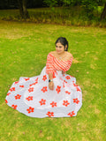 Blossom Breeze Skirt Top Set