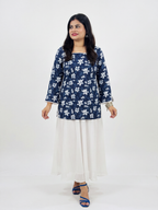 Sharvari Floral Corset Kurti