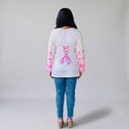 Aadhya Pink Chikankari Corset Kurti
