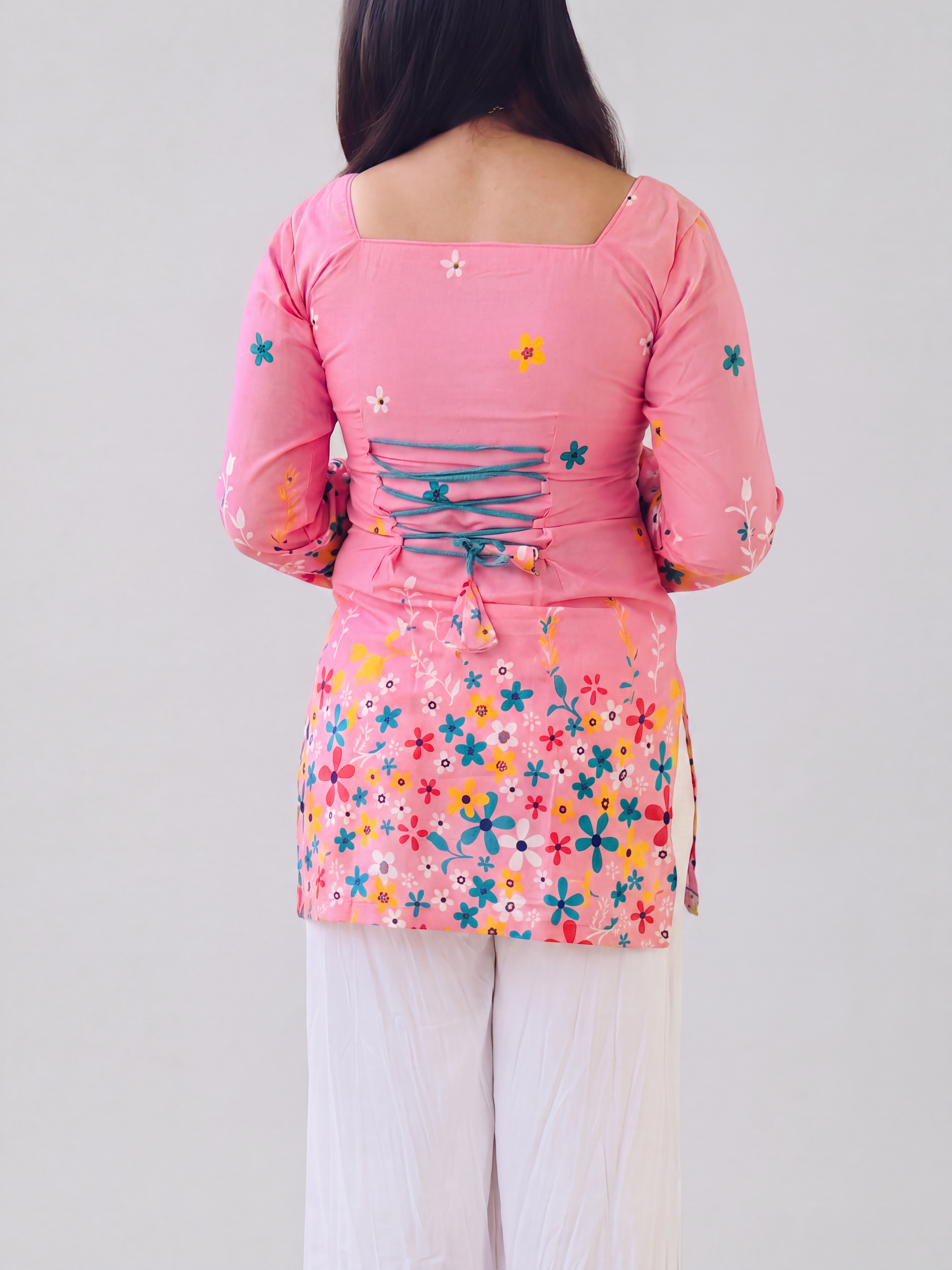 Candy Blossom Corset Kurti
