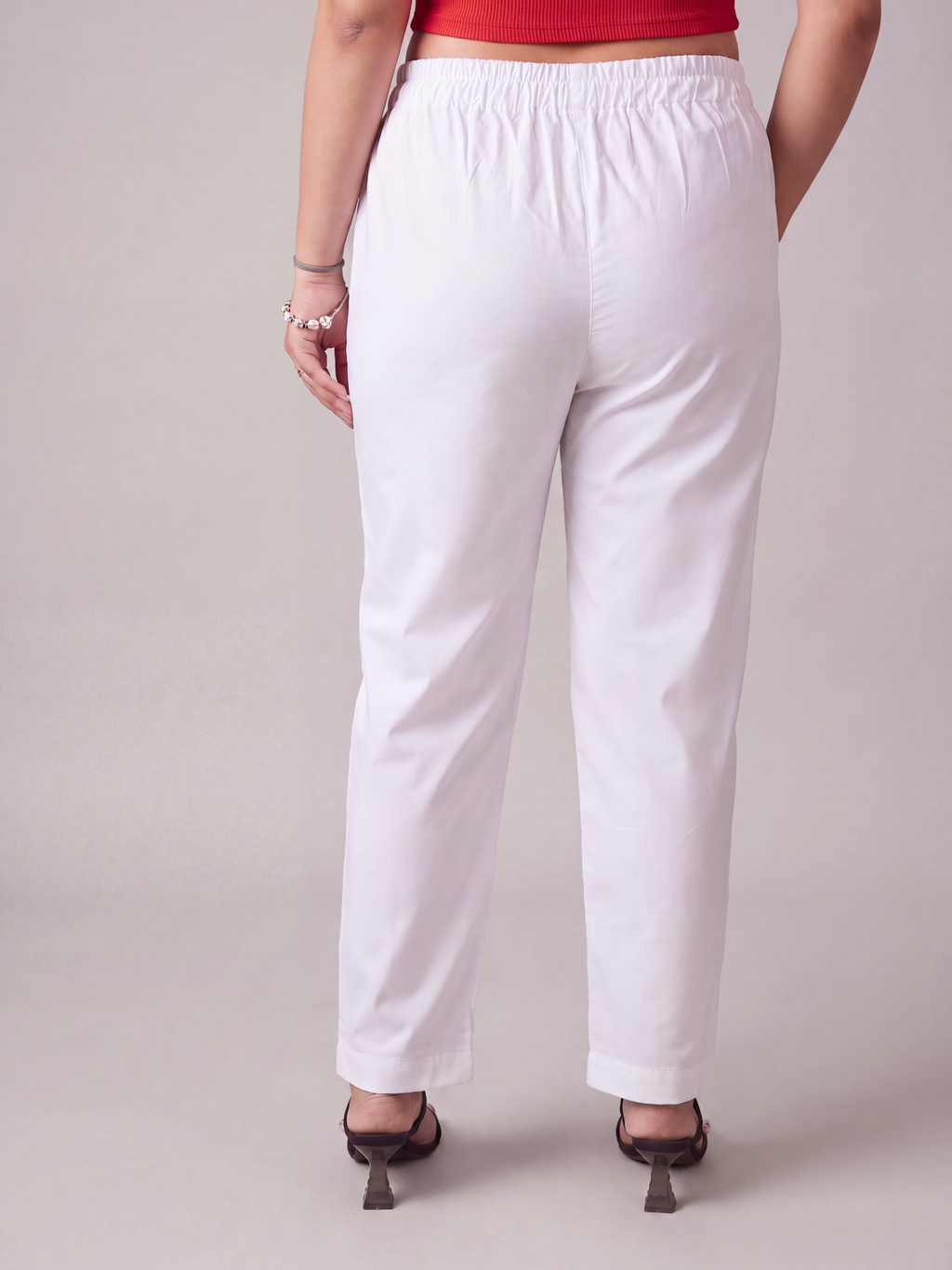 Pearl Bead Straight Pant