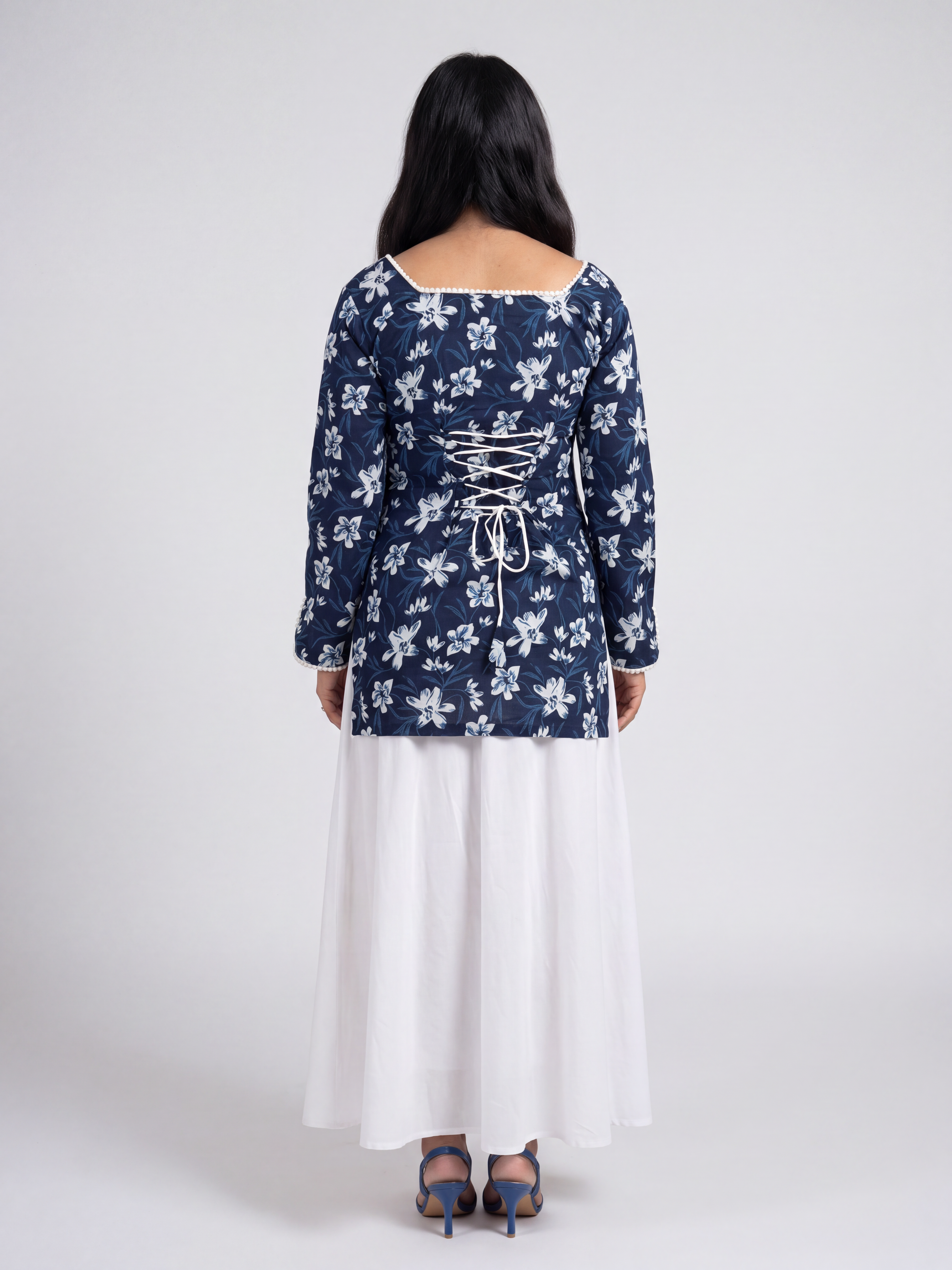 Sharvari Floral Corset Kurti