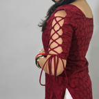 Ruby Dori Sleeve Hakoba Kurti