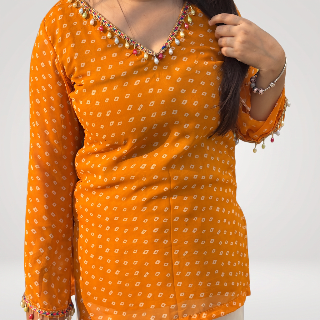 Haldi Kota Doria Kurti
