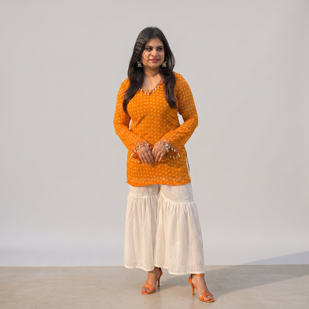 Haldi Kota Doria Kurti