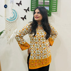 Siara Mustard Swarovski Kurti